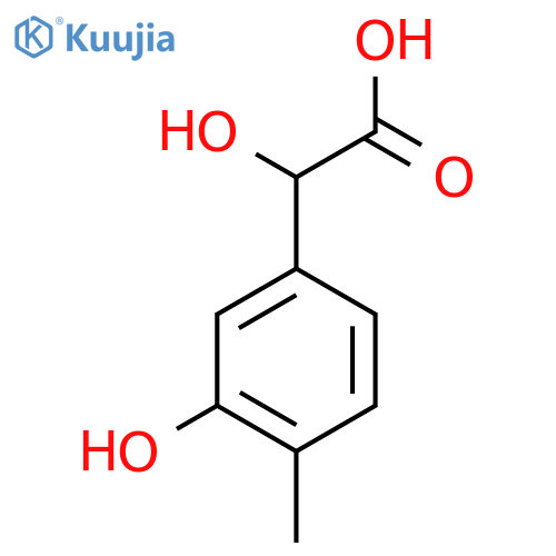 3-Hydroxy-4-methylmandelic acid structure