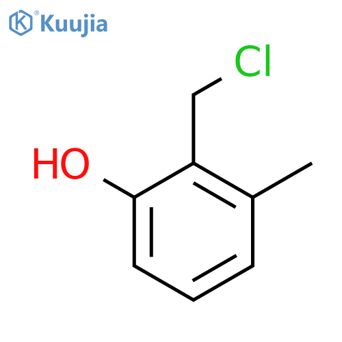 2-Hydroxy-6-methylbenzyl chloride structure