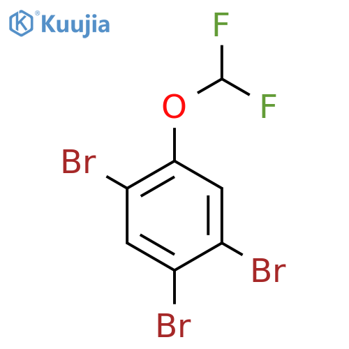 2,4,5-Tribromo(difluoromethoxy)benzene structure