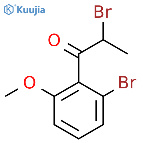 2,2'-Dibromo-6'-methoxypropiophenone structure