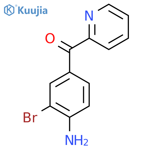 2-(4-Amino-3-bromobenzoyl)pyridine structure