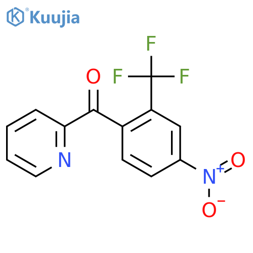 2-(2-(Trifluoromethyl)-4-nitrobenzoyl)pyridine structure