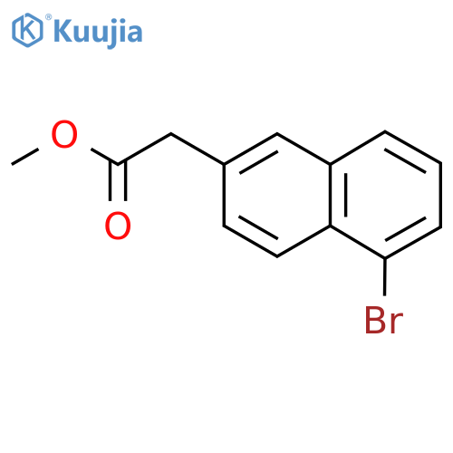 Methyl 5-bromonaphthalene-2-acetate structure