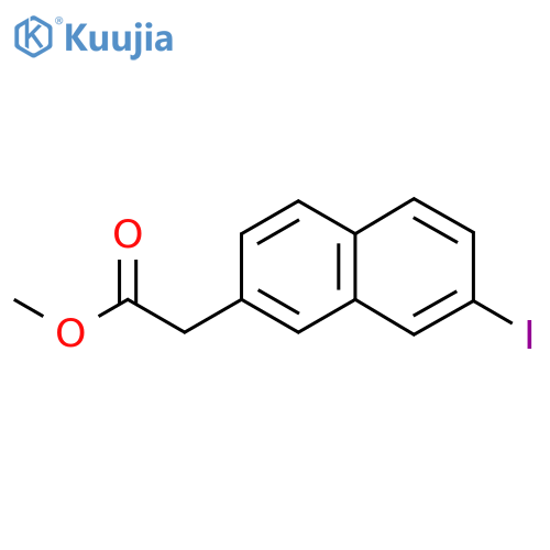 Methyl 7-iodonaphthalene-2-acetate structure