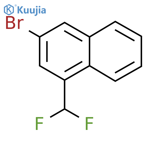 3-Bromo-1-(difluoromethyl)naphthalene structure