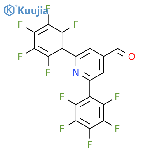 2,6-Bis(perfluorophenyl)isonicotinaldehyde structure