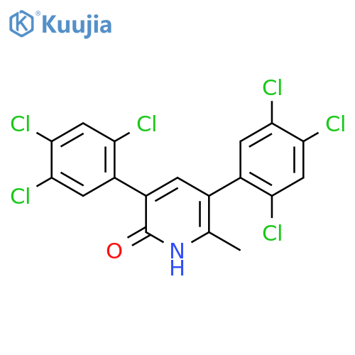 3,5-Bis(2,4,5-trichlorophenyl)-2-hydroxy-6-methylpyridine structure