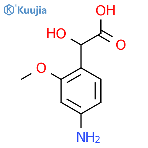 4-Amino-2-methoxymandelic acid structure