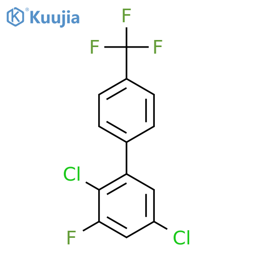 2,5-Dichloro-3-fluoro-4'-(trifluoromethyl)biphenyl structure