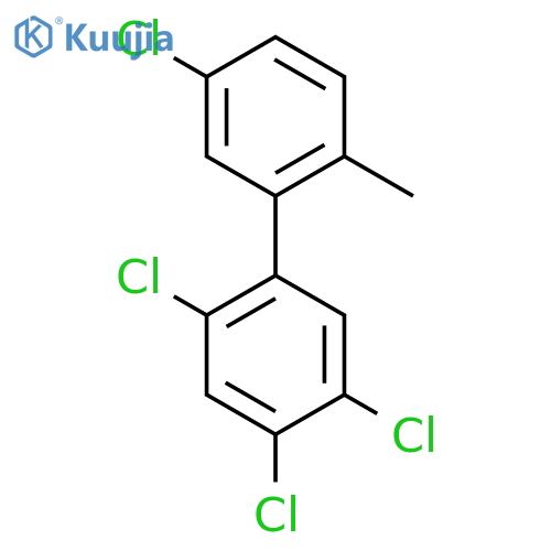 2'-Methyl-2,4,5,5'-tetrachlorobiphenyl structure