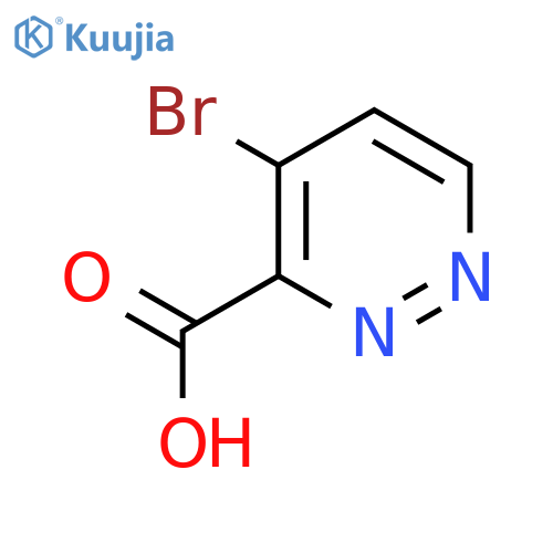 4-Bromo-3-pyridazinecarboxylic Acid structure