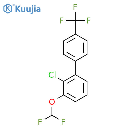 2-Chloro-3-(difluoromethoxy)-4'-(trifluoromethyl)biphenyl structure