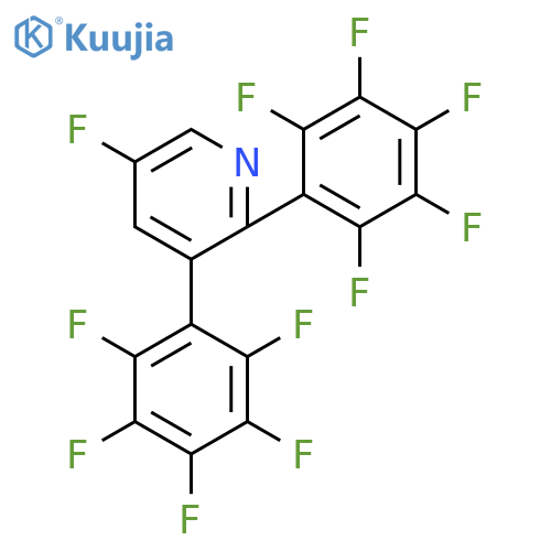2,3-Bis(perfluorophenyl)-5-fluoropyridine structure
