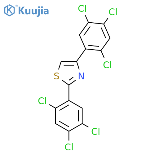 2,4-Bis(2,4,5-trichlorophenyl)thiazole structure