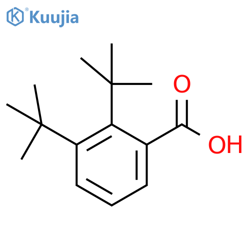 2,3-Di-tert-butylbenzoic acid structure