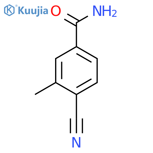 4-Cyano-3-methylbenzamide structure
