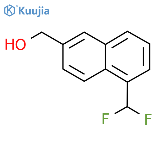 1-(Difluoromethyl)naphthalene-6-methanol structure