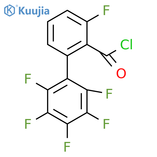 3,2',3',4',5',6'-Hexafluorobiphenyl-2-carbonyl chloride structure
