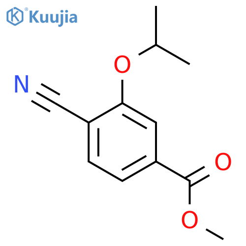 Methyl 4-cyano-3-isopropoxylbenzoate structure