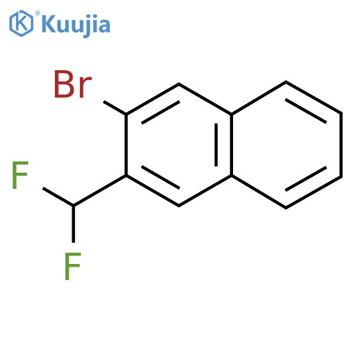 2-Bromo-3-(difluoromethyl)naphthalene structure