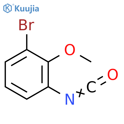1-bromo-3-isocyanato-2-methoxybenzene structure