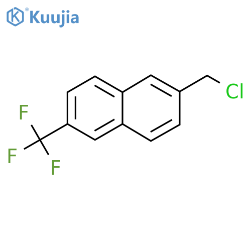 6-(Chloromethyl)-2-(trifluoromethyl)naphthalene structure