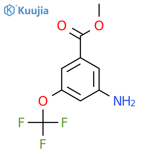 Methyl 3-amino-5-(trifluoromethoxy)benzoate structure