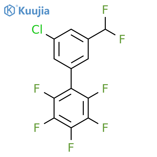5'-Chloro-3'-difluoromethyl-2,3,4,5,6-pentafluorobiphenyl structure