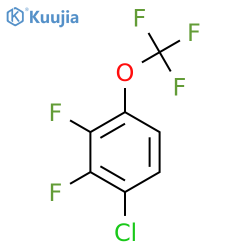 4-Chloro-2,3-difluoro(trifluoromethoxy)benzene structure