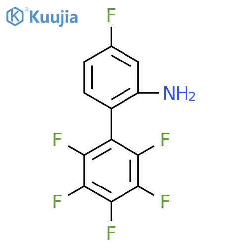4,2',3',4',5',6'-Hexafluorobiphenyl-2-ylamine structure