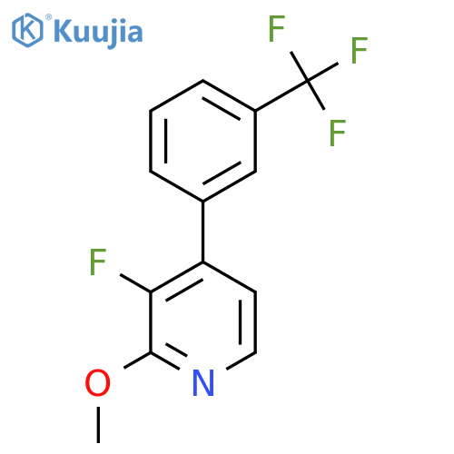 3-Fluoro-2-methoxy-4-(3-(trifluoromethyl)phenyl)pyridine structure