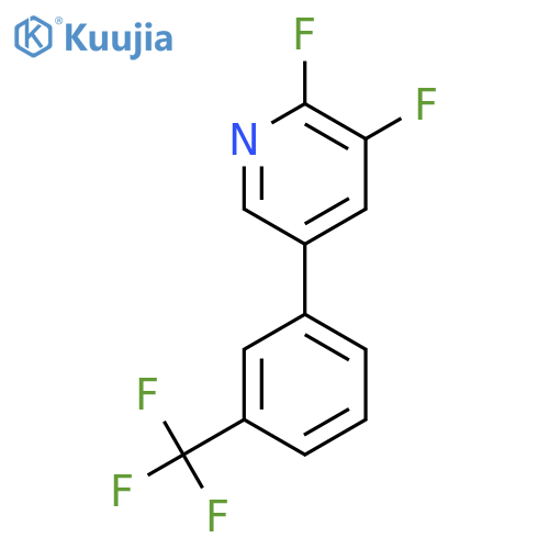 2,3-Difluoro-5-(3-(trifluoromethyl)phenyl)pyridine structure