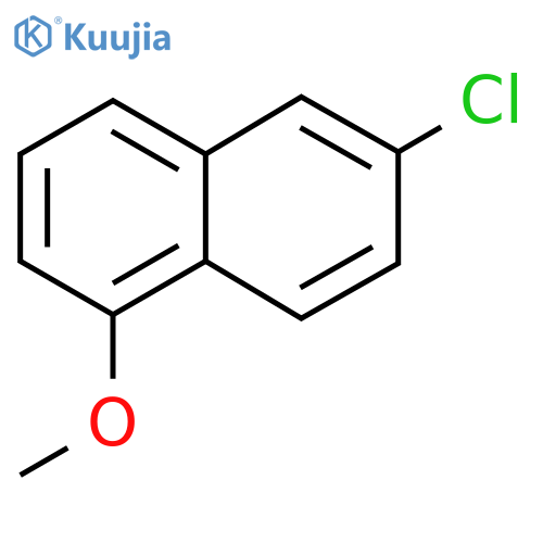 1-Methoxy-6-chloronaphthalene structure