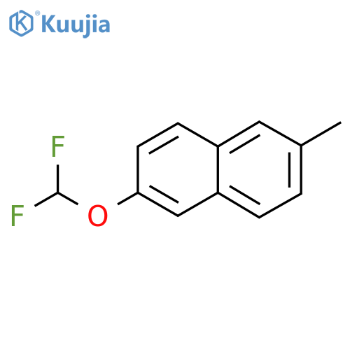 2-(Difluoromethoxy)-6-methylnaphthalene structure