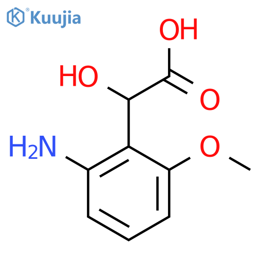2-Amino-6-methoxymandelic acid structure