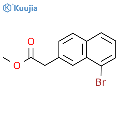 Methyl 8-bromonaphthalene-2-acetate structure