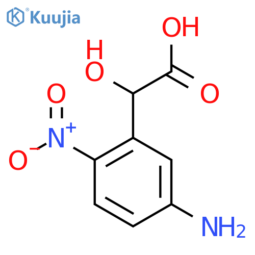 5-Amino-2-nitromandelic acid structure
