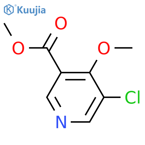 Methyl 5-chloro-4-methoxypyridine-3-carboxylate structure