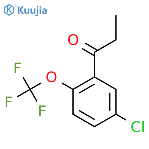 5'-Chloro-2'-(trifluoromethoxy)propiophenone structure
