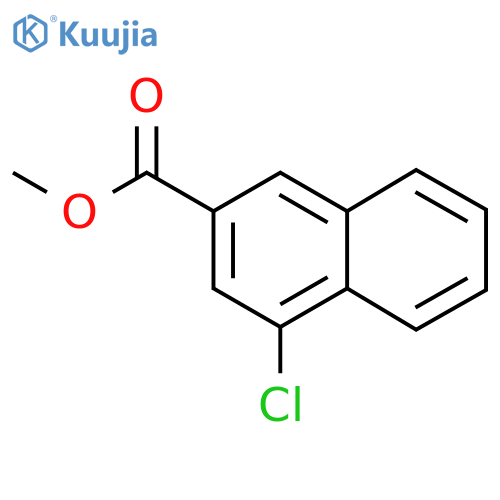 Methyl 4-chloronaphthalene-2-carboxylate structure