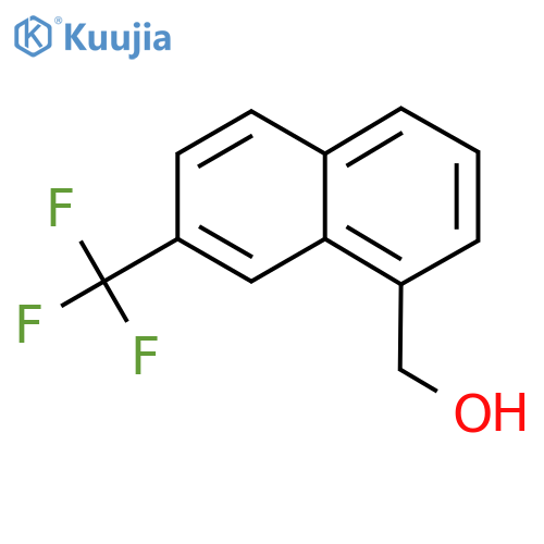 2-(Trifluoromethyl)naphthalene-8-methanol structure