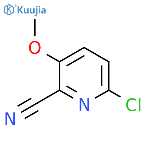 6-Chloro-3-methoxypicolinonitrile structure