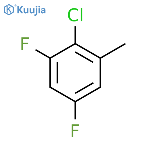 2-Chloro-1,5-difluoro-3-methylbenzene structure