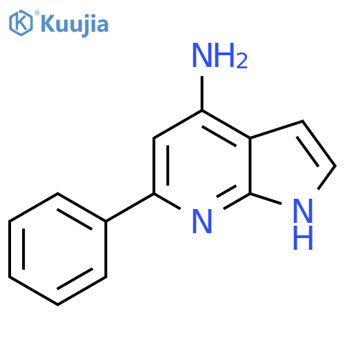 4-Amino-6-phenyl-1H-pyrrolo[2,3-b]pyridine structure
