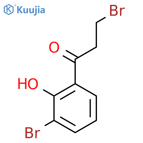 3',3-Dibromo-2'-hydroxypropiophenone structure