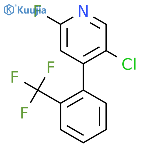 5-Chloro-2-fluoro-4-(2-(trifluoromethyl)phenyl)pyridine structure