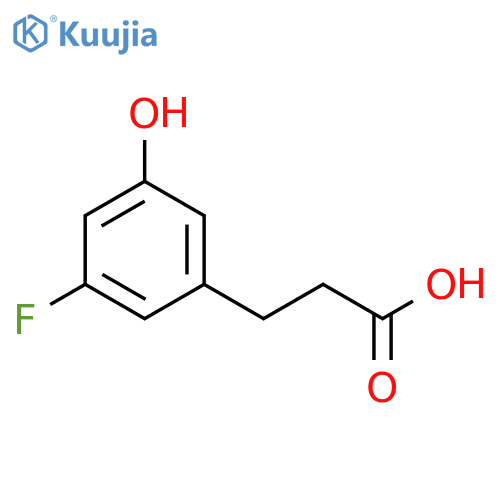 3-(2-Chloro-5-hydroxy-phenyl)-propionic acid structure