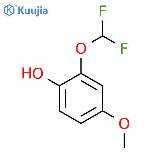 3-(Difluoromethoxy)-4-hydroxyanisole structure