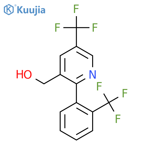 5-(Trifluoromethyl)-2-(2-(trifluoromethyl)phenyl)pyridine-3-methanol structure