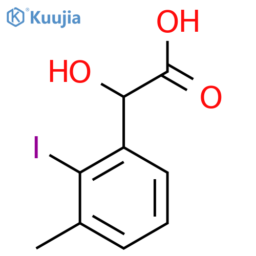 2-Iodo-3-methylmandelic acid structure